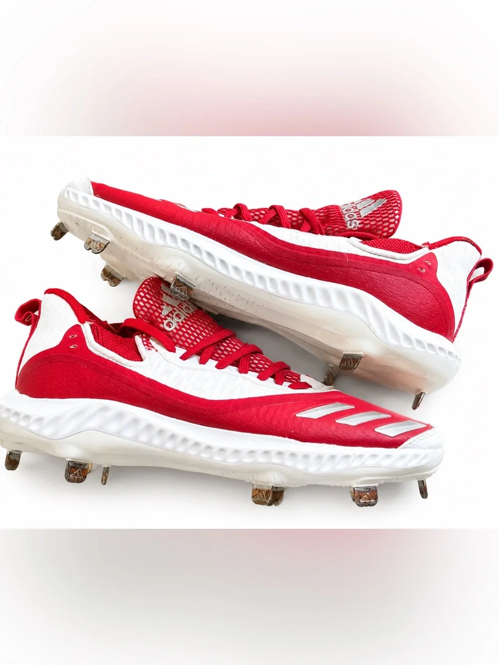 adidas Icon V Bounce Iced Metal Baseball Cleats Mens